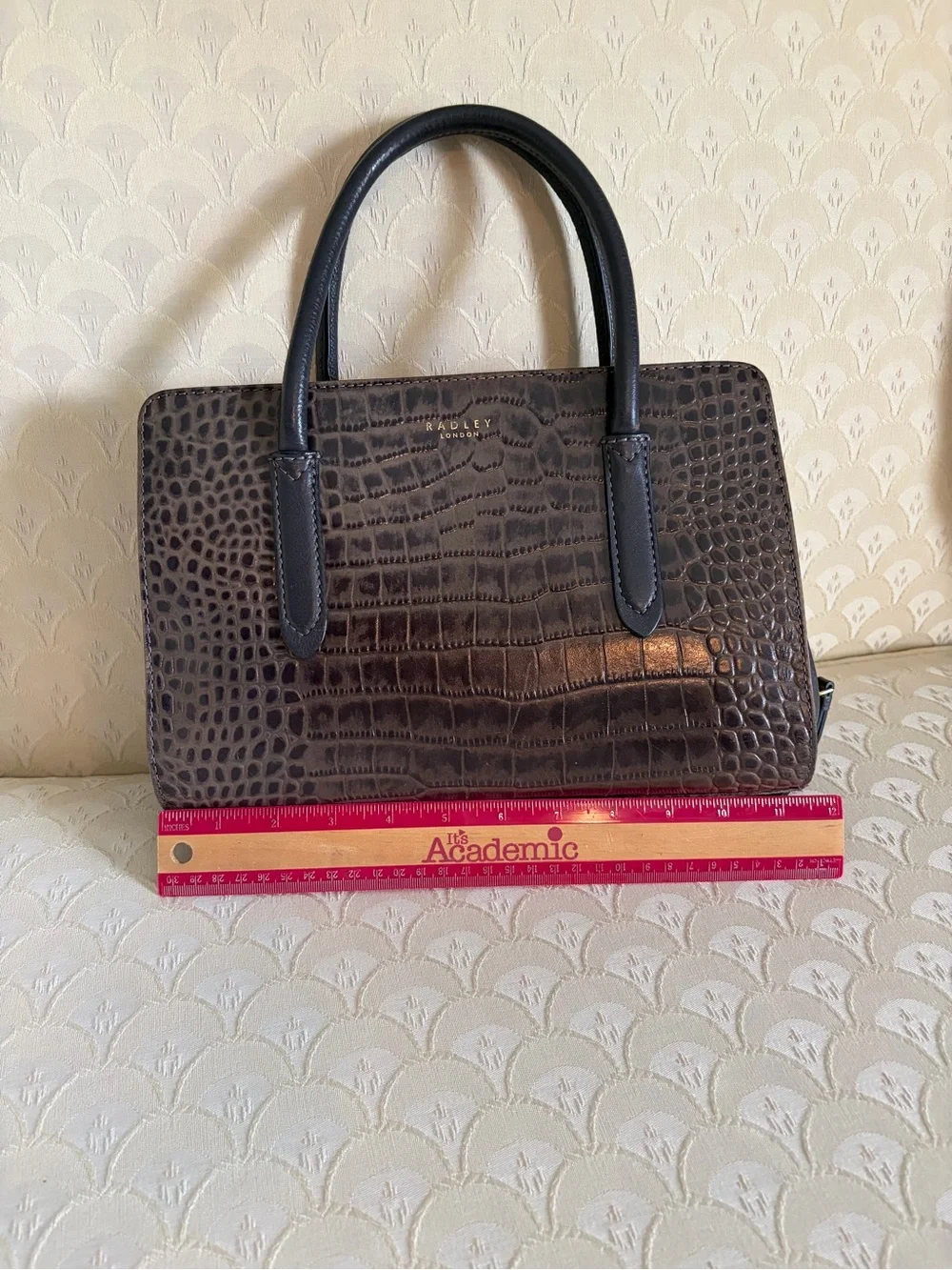 RADLEY LONDON Brown Crocodile Handbag